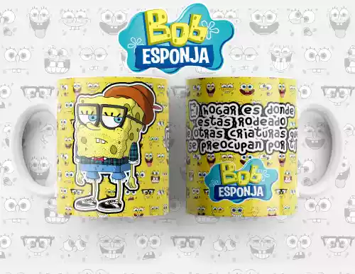 vectores plantilas CARICATURA,BOB ESPONJA,